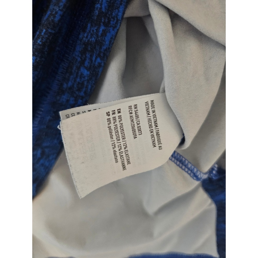 [Athletic] American Eagle T-Shirt Mens L Blue Space Dye Ombre Activewear Tee - Picture 5 of 6